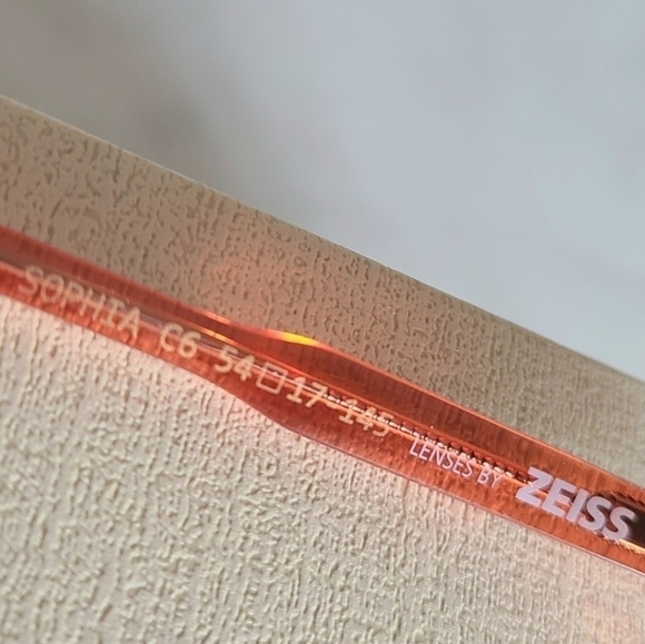 ZEUS + DIONE Sophia Sunglasses, Coral, NIB - Picture 14 of 15